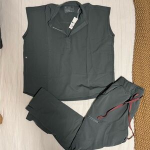 Figs Women's Short Sleeve Tee - Dark Green